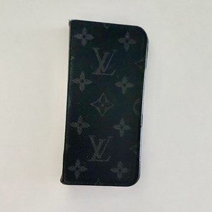 Louis Vuitton Black Iphone X Folio